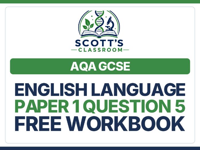 FREE AQA English Language Paper 1 Q5 Workbook