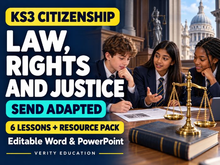 KS3 Citizenship: Law, Rights and Justice — SEND-Adapted Pack