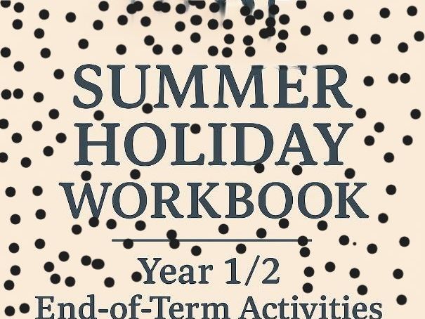 KS1 End of Year Summer Memory & Skills Pack Printable   workbook with Literacy, Maths, Reflection