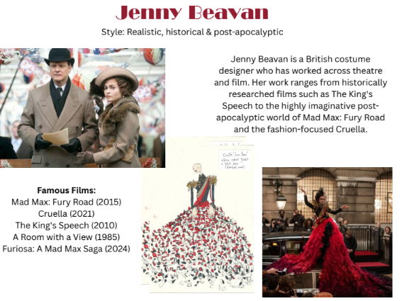Costume Designers - Unit 3 Vocational Performing Arts