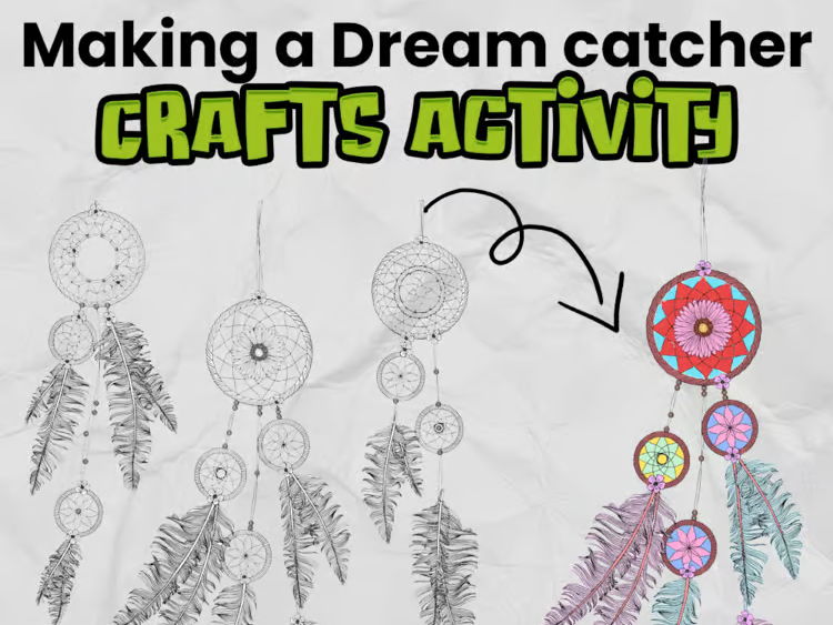 Dream Catcher Craft Activity | Native American Heritage Month | KS2 Art & Cultural Activity