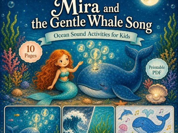 Ocean Sound Activities for Kids Printable
