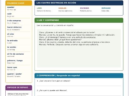 Nos juntamos | Spanish Weekend Plans & Near Future Revision Worksheet | KS3 / GCSE