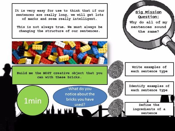 Literacy Private Investigators (PI):Sentence Structure