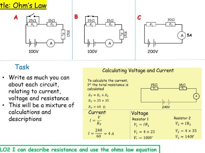 Ohm's Law for IGCSE Physics 0625 CIE Unit 4