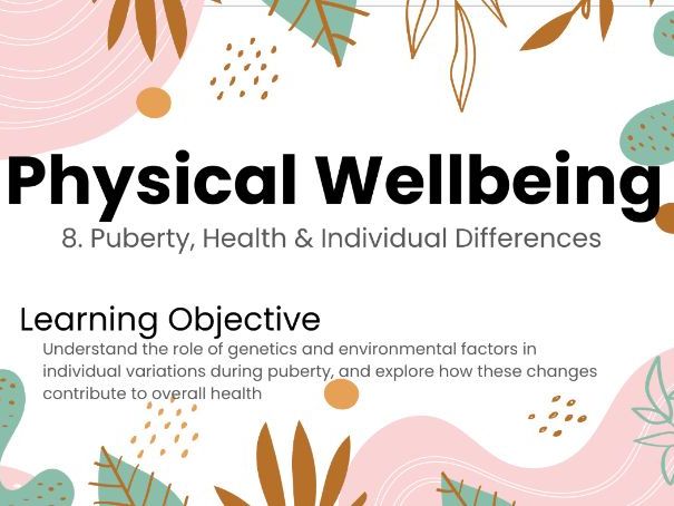 Puberty, Health & Individual Differences – KS4 Year 10 PSHE Lesson on Genetics and Growth