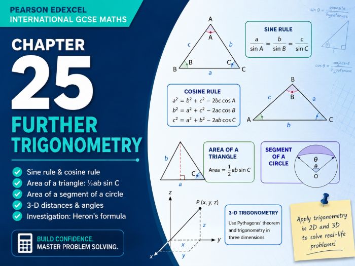 25 - Further Trigonometry Teacher Pack - Pearson Edexcel iGCSE Maths
