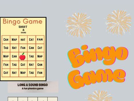 Short & Long sound bingo Game