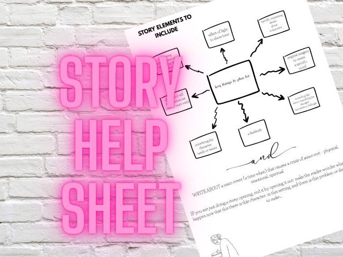 Story Elements Help Sheet English Language GCSE