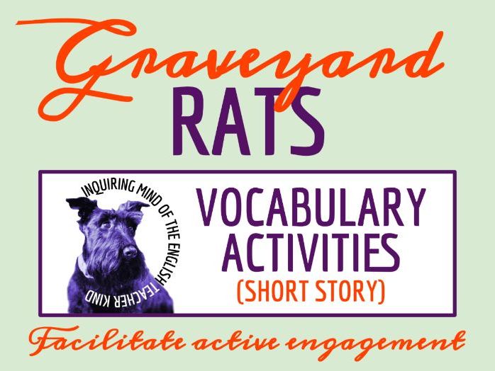 "The Graveyard Rats" by Henry Kuttner Vocabulary Games | Gothic Fiction | Halloween Short Story