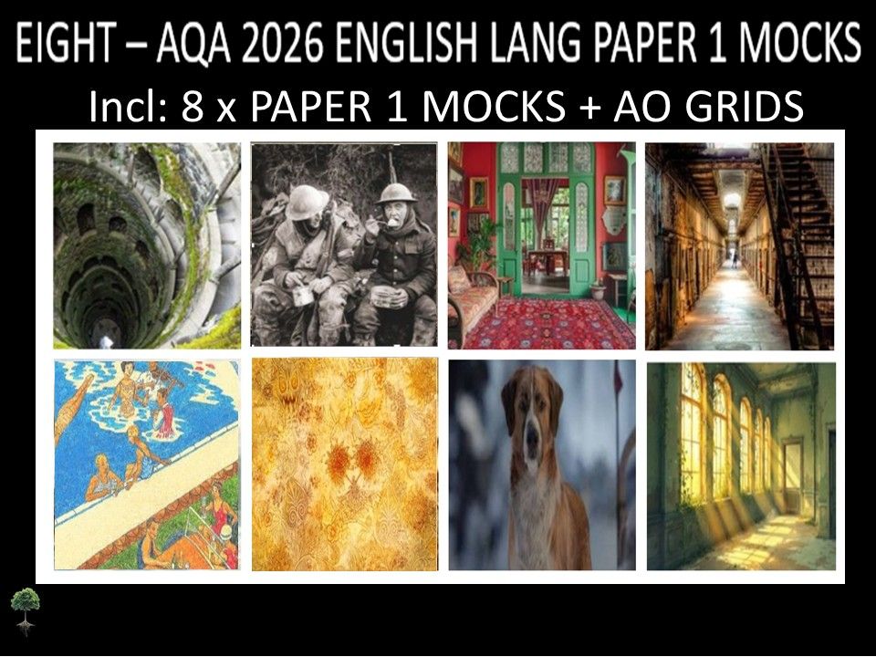 EIGHT - AQA  PAPER 1 | 2026 FULL MOCKS | AO GRIDS