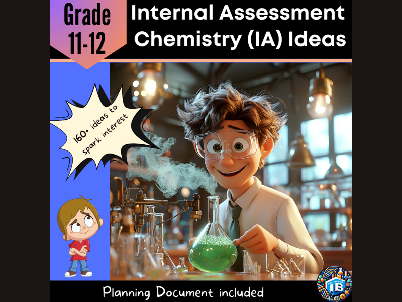 160+ IB Chemistry IA Investigation Ideas