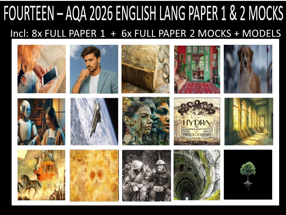 FOURTEEN - AQA PAPER 1 & 2 | 2026 FULL MOCKS | MODELS