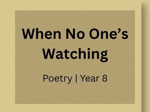 When the Lights Are Off — Reading & Writing Lesson | Pressure & Performance | Year 8 (KS3)