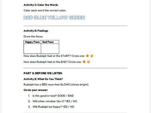 90-Minute Lesson Plan: Rudolph the Red-Nosed Reindeer | Grades 1–5