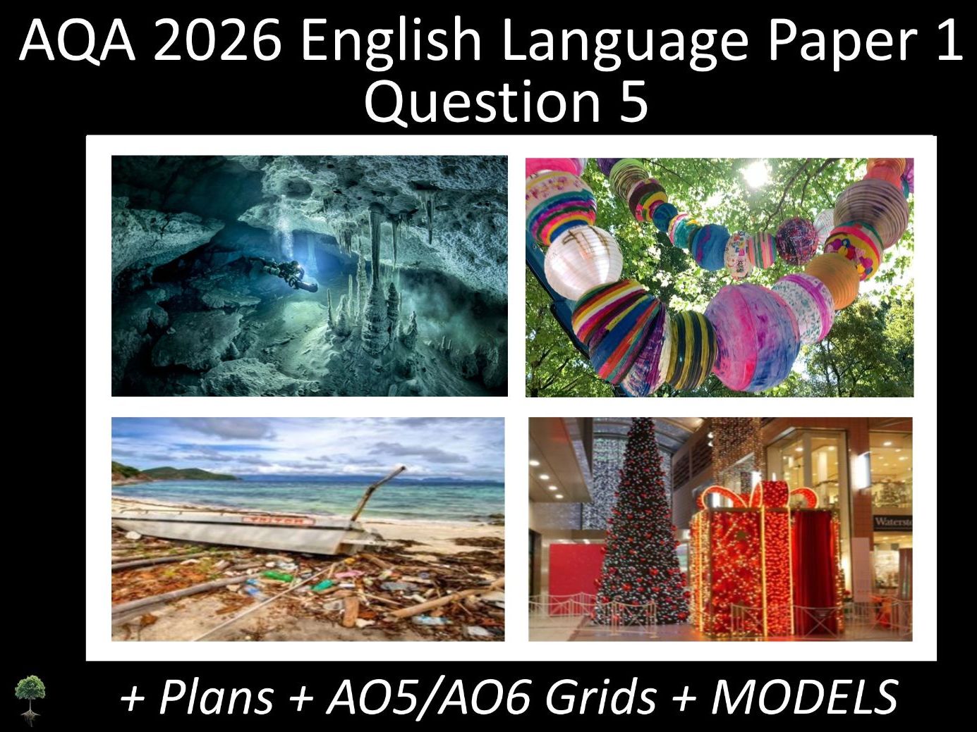 Four Question 5 - AQA 2026 English Language Paper 1| Plans, AO Grids, Models
