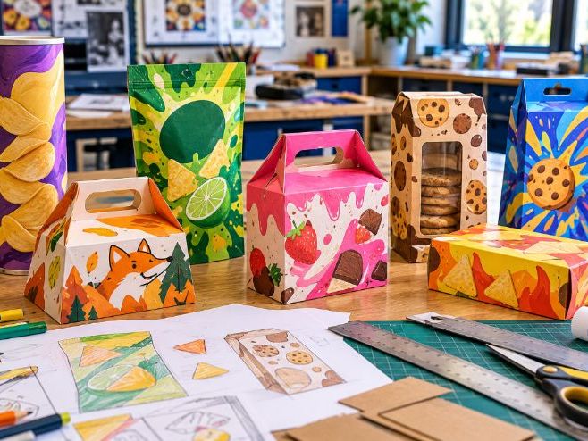 KS3 DT – Snack Branding & Packaging Project | 9 Lessons + Differentiated Worksheets