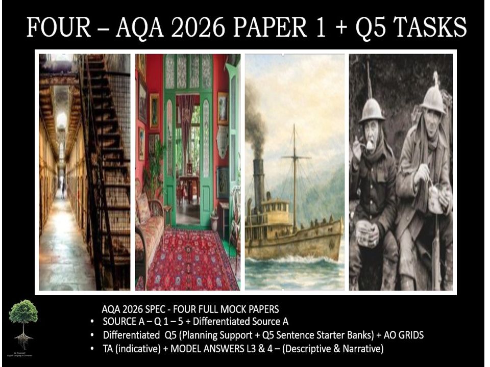 FOUR - PAPER 1 | 2026 FULL MOCKS | Q5 TASKS