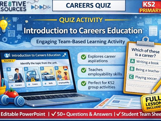 Introduction to Careers Education End of Term KS2 Quiz