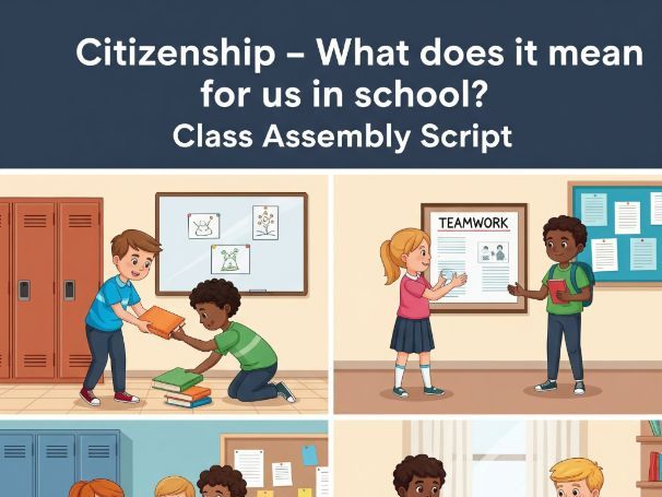 Citizenship - What does it mean for us in school? Class Assembly Script
