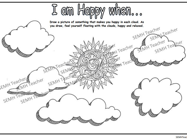 Emotional Literacy Activity - I am happy when (ELSA)