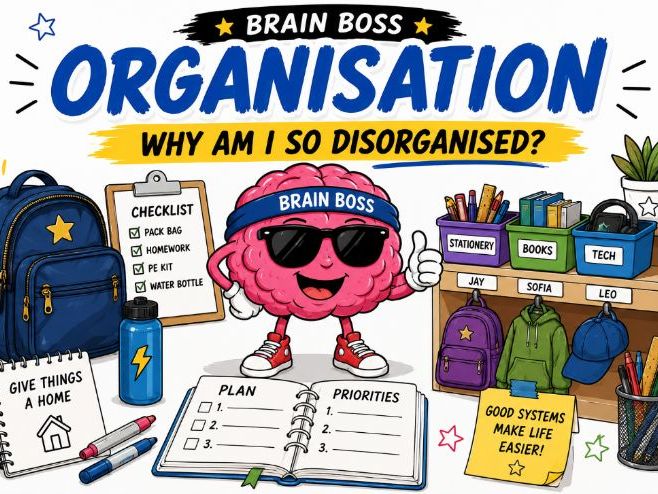 Brain Boss - Why Am I So Disorganised? Executive Function Organisation Lesson