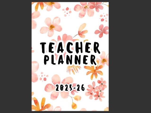 Teacher Academic Planner 2025/26