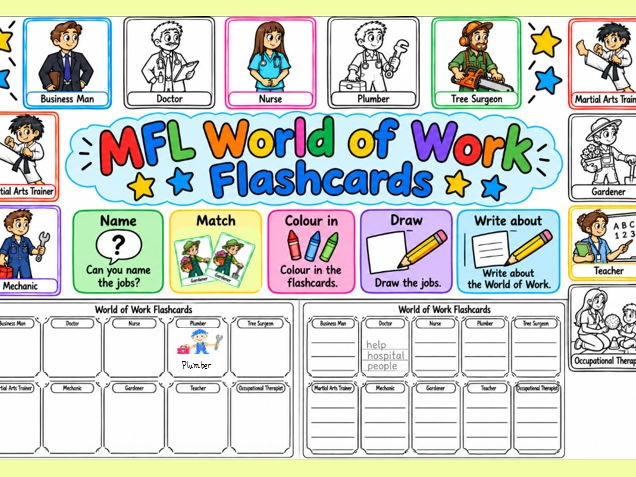 MFL World of Work Flashcards