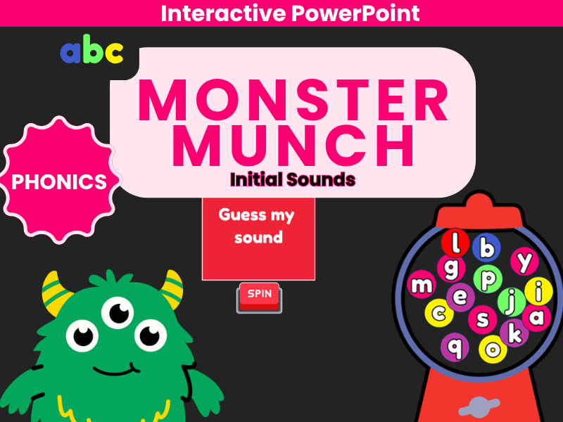 Initial Sounds Phonics Game ESL PPT