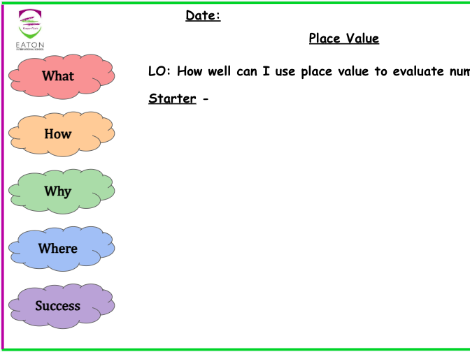 Primary - Place Value