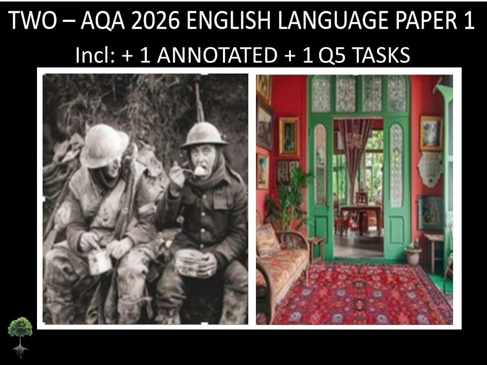 TWO - AQA PAPER 1 | 2026 FULL MOCKS | ANNOTATED |  Q5 TASKS