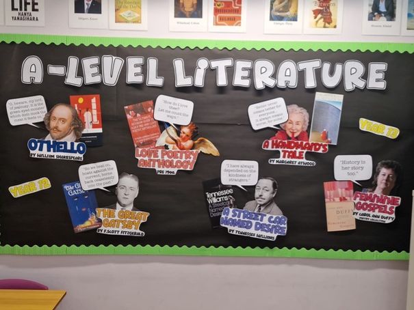 A-Level Literature Display