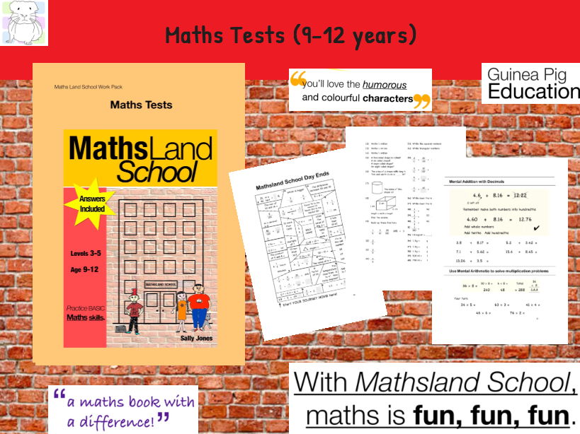 Maths Test (MathsLand School Work Pack) 9-12 years | Teaching Resources