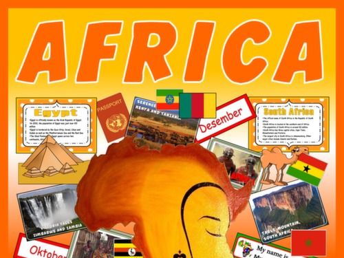 AFRICA -TEACHING RESOURCES CULTURE DIVERSITY LANGUAGE GEOGRAPHY EGYPT KENYA ETC