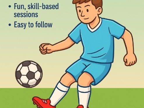 Football (Soccer) Lesson: Striking, Shooting & Simple Defending Lesson 4