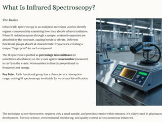 AS Level Chemistry - Unit 22.1 Infrared spectroscopy