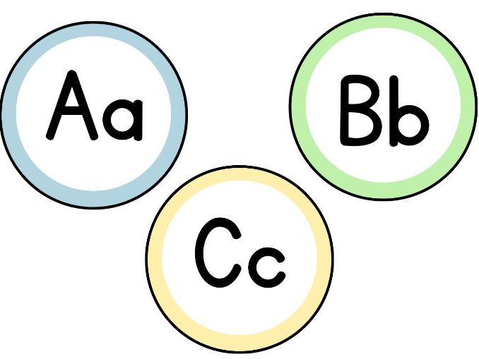 Alphabet Display Cards (A-Z)