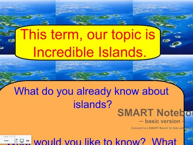 Incredible Islands Notebook file