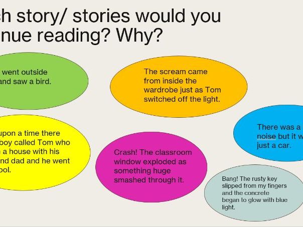 Year 6 story writing lesson