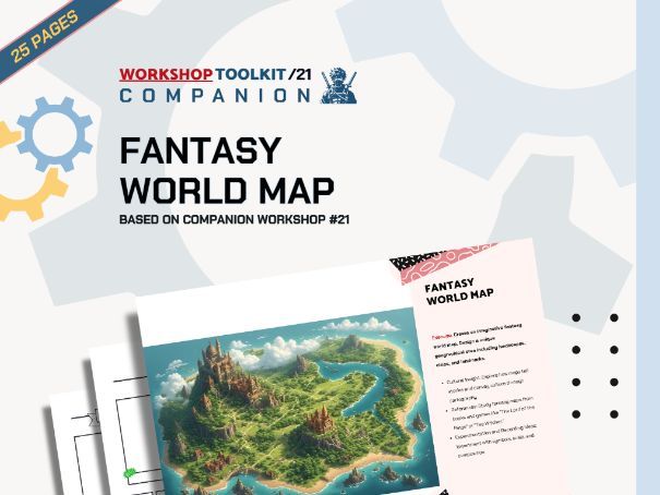 Fantasy Map Toolkit | KS3 KS4 GCSE | Customizable Worksheets | Middle & High School