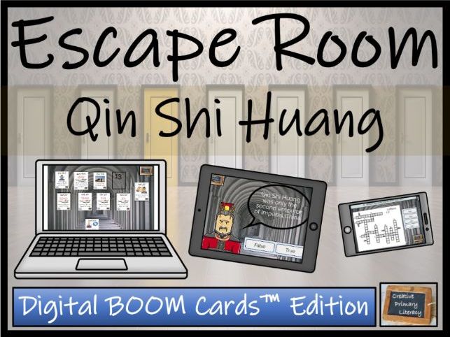 Qin Shi Huang BOOM Cards™ Digital Escape Room Activity