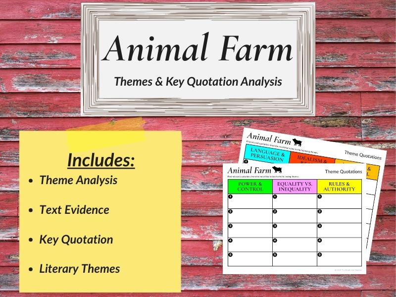 Animal Farm: Themes & Key Quotation Analysis