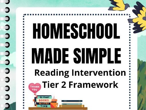 Tier 2 Reading Intervention Framework | Grades 6th-8th
