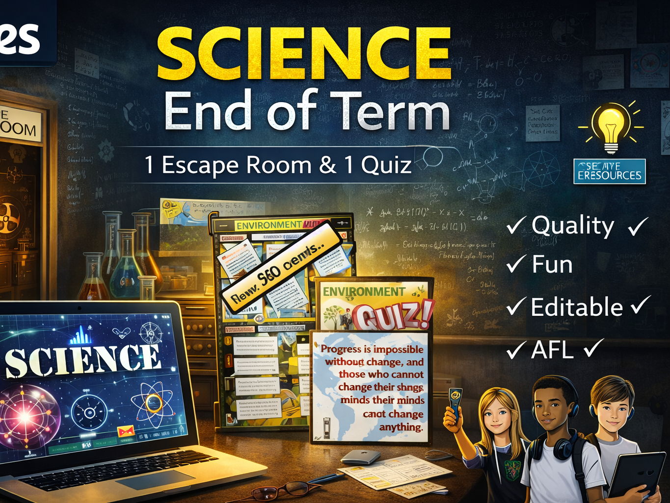 Science End of Year Escape Room