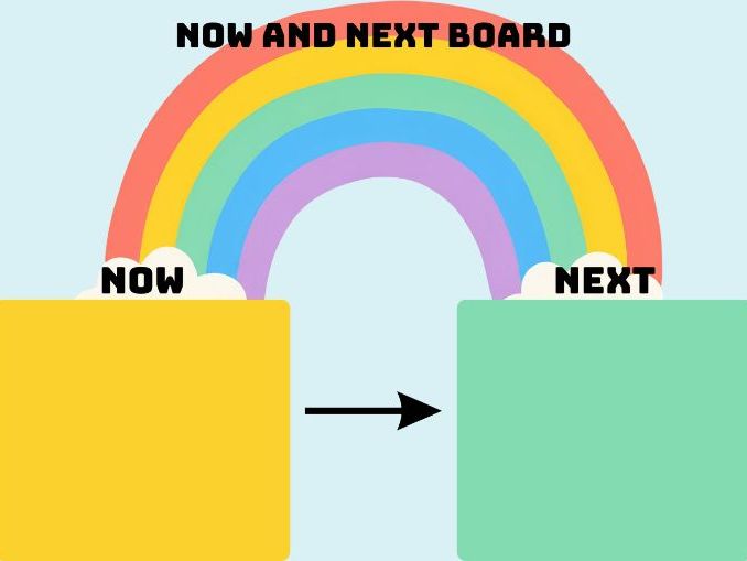 Rainbow now and next board - Visual transition support for SEND