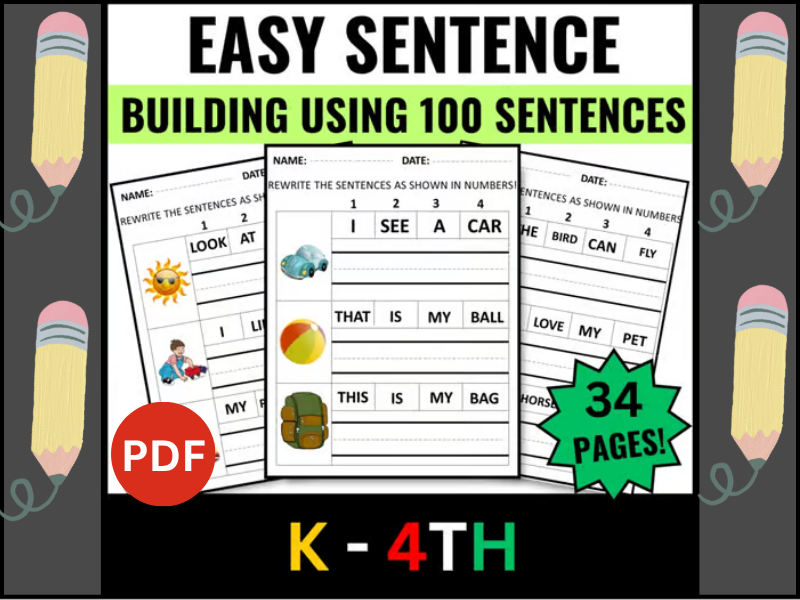 Easy Writing Practice For Kids Daily