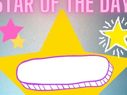 Star of the Day display