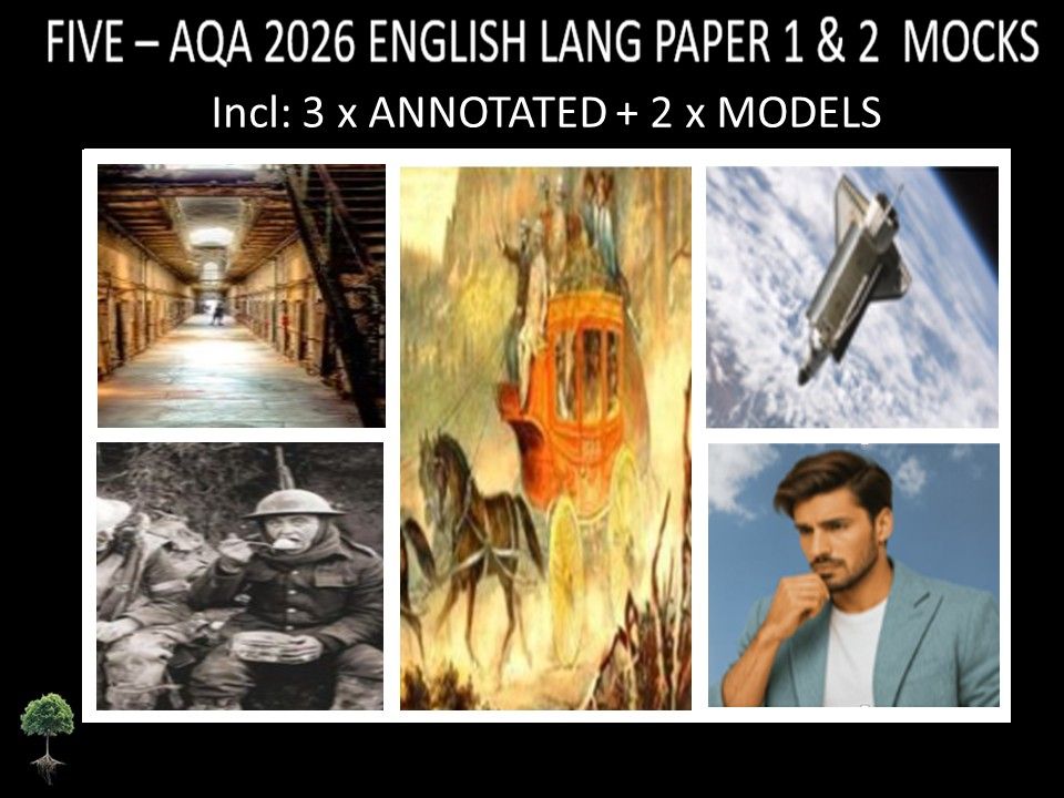 FIVE - AQA PAPER 1 & 2  | 2026 FULL MOCKS | ANNOTATED | MODELS