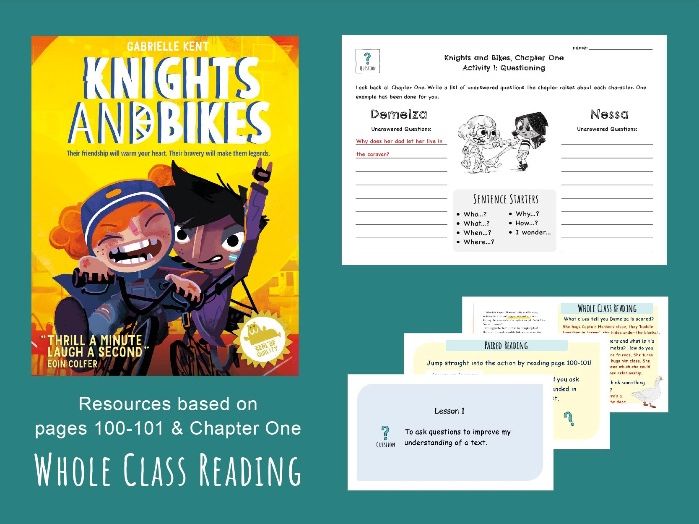 KS2 Knights and Bikes - Whole Class Guided Reading - Year 3, Year 4, 7+