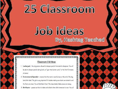 25 Must-Have Classroom Job Ideas (with descriptions)